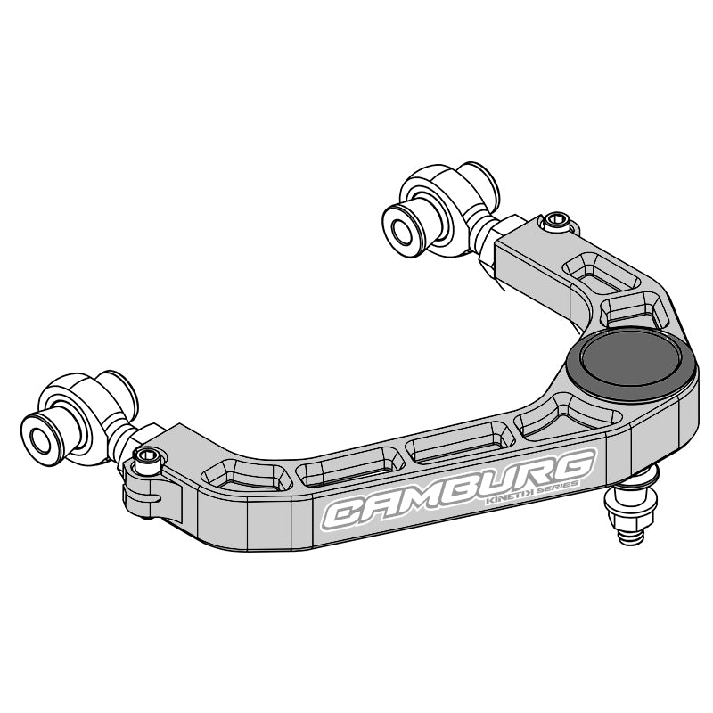 21-24 Ford F-150 Camburg Kinetik Billet Upper Control Arms - Heavy-Duty Suspension Upgrade for Off-Roading & Towing