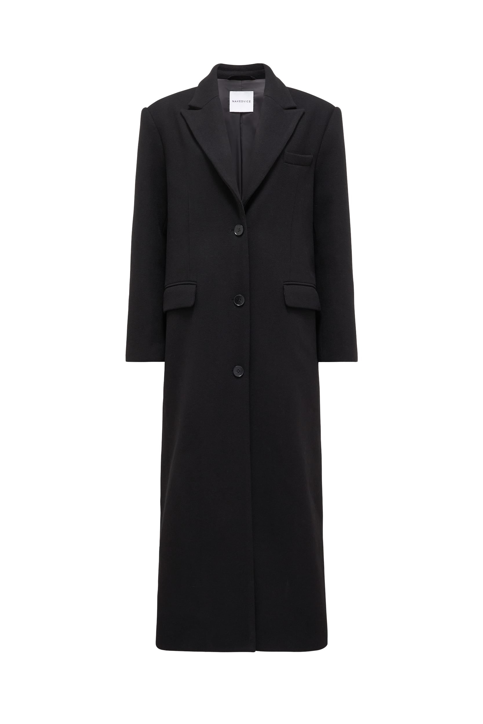 The Isla Black Coat - Stylish Women's Winter Trench Coat for Fashion & Outdoor Wear