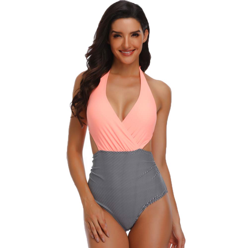 Miss Lavish London One Piece Swimsuit for Women - High Leg Cutout Design with Tummy Control, Sexy Bathing Suit 2024 | Beach Vacation, Pool Party, Summer Swimwear