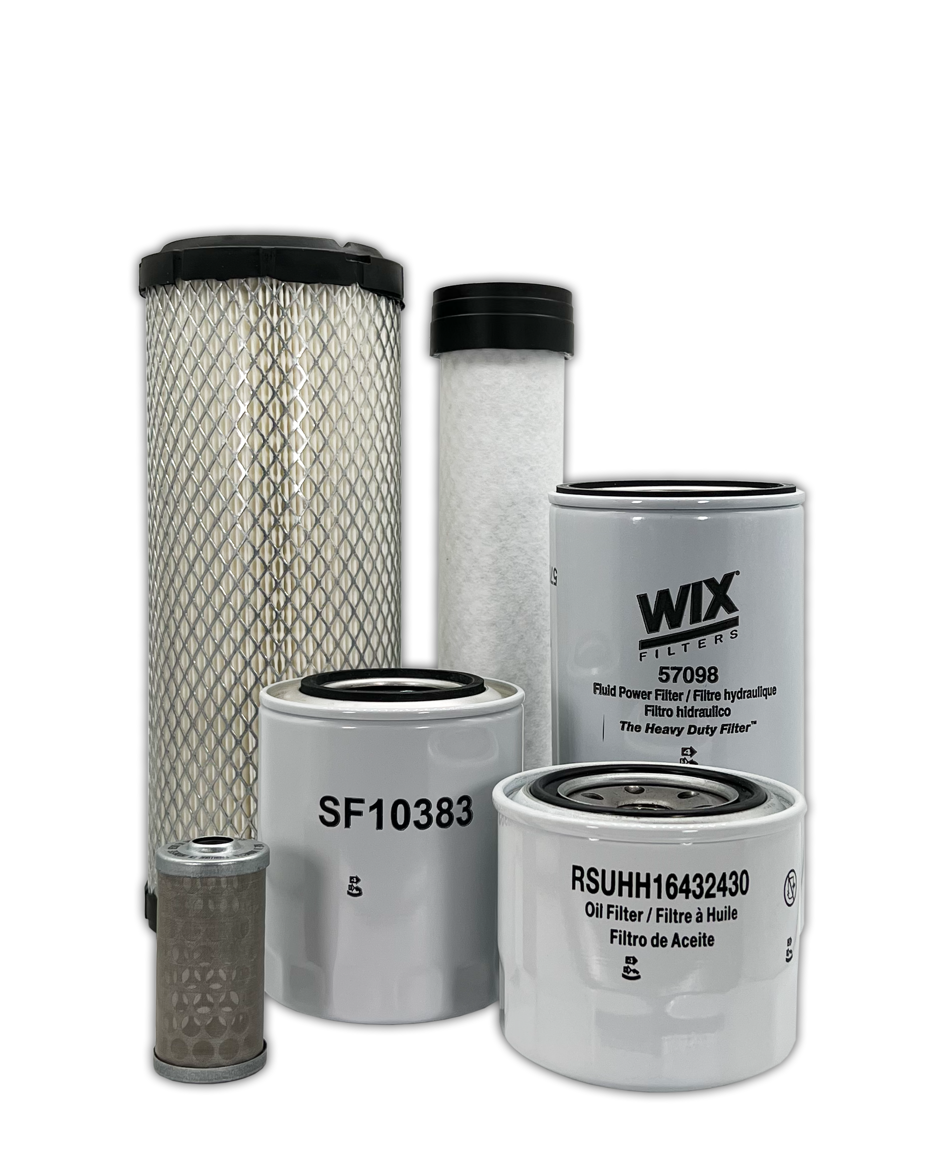 Kubota L3560DT Tractor Maintenance Filter Kit - HERO® Replacement Air Oil Fuel Filters - Perfect for Farm Equipment & Agricultural Machinery Maintenance