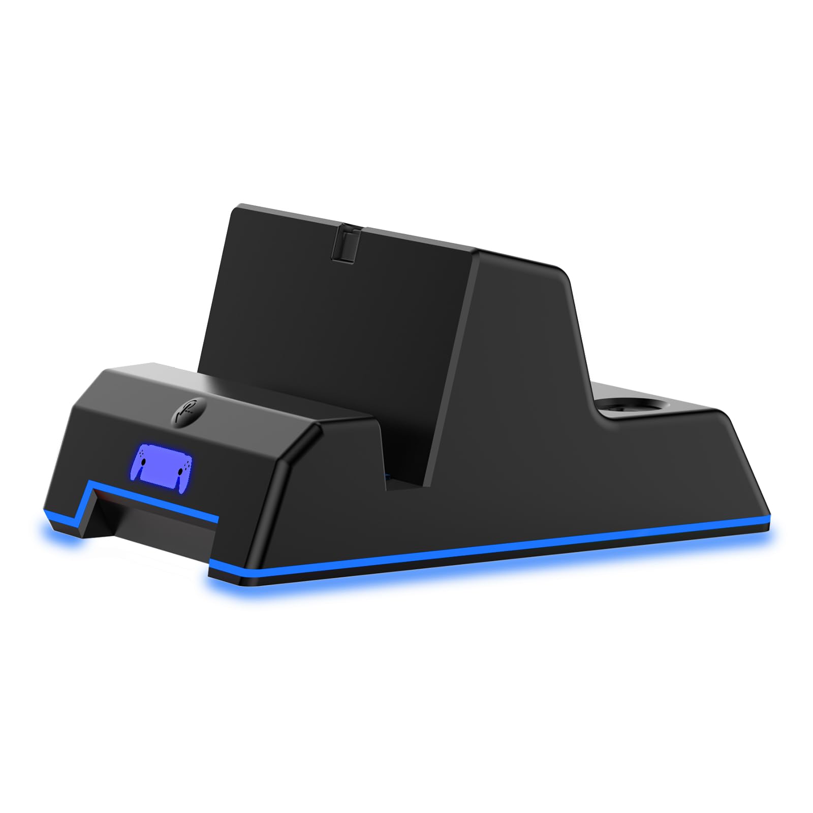 Magnetic Charging Dock for PS5 Portal Handheld with Ambient Light - Playstation 5 Accessories | Portable Charging Station for Gaming at Home or Travel