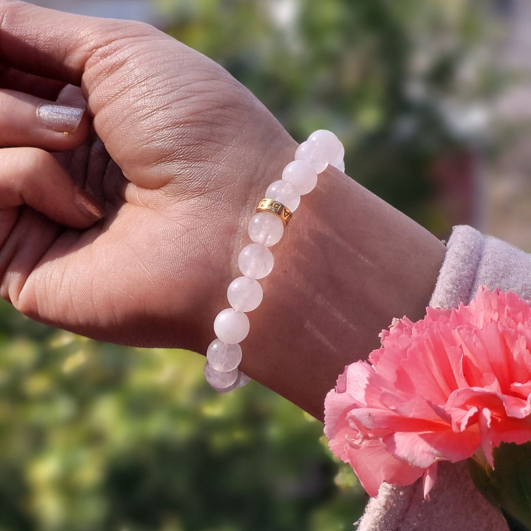Healing Crystal Bracelet Set for Men & Women - Love & Positive Energy Jewelry for Meditation, Yoga & Daily Wear