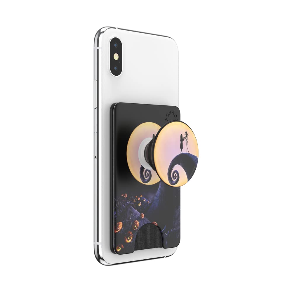 Disney PopWallet - Nightmare Before Christmas Phone Wallet with Expandable Grip & Card Holder | Secure Phone Stand for Selfies, Videos & Hands-Free Use | Perfect for Travel, Commuting & Everyday Carry