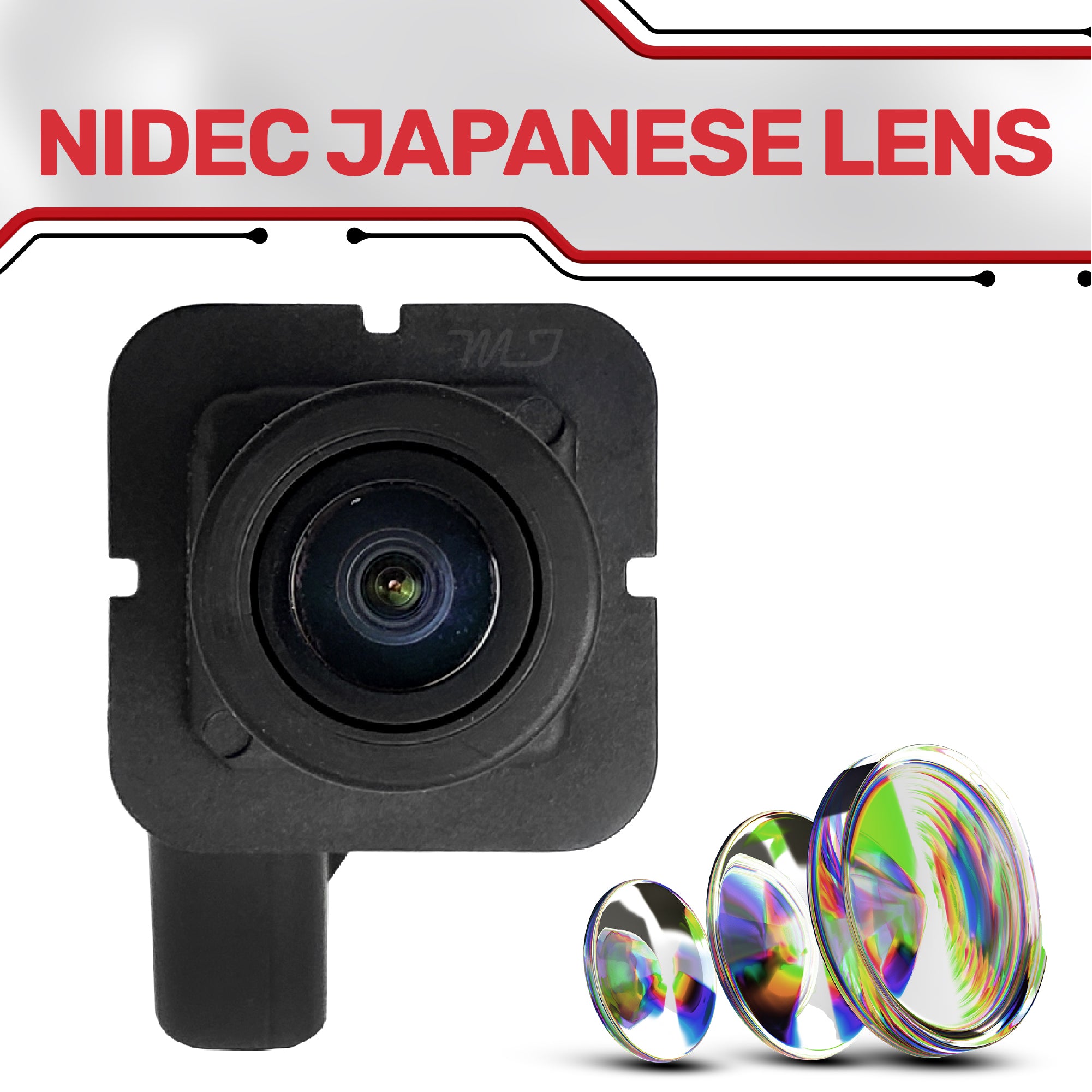 2015-2018 Ford Focus ST Sedan & Hatchback Electric OEM Backup Camera Replacement - F1EZ-19G490-A | Perfect for Night Driving & Parking Assistance
