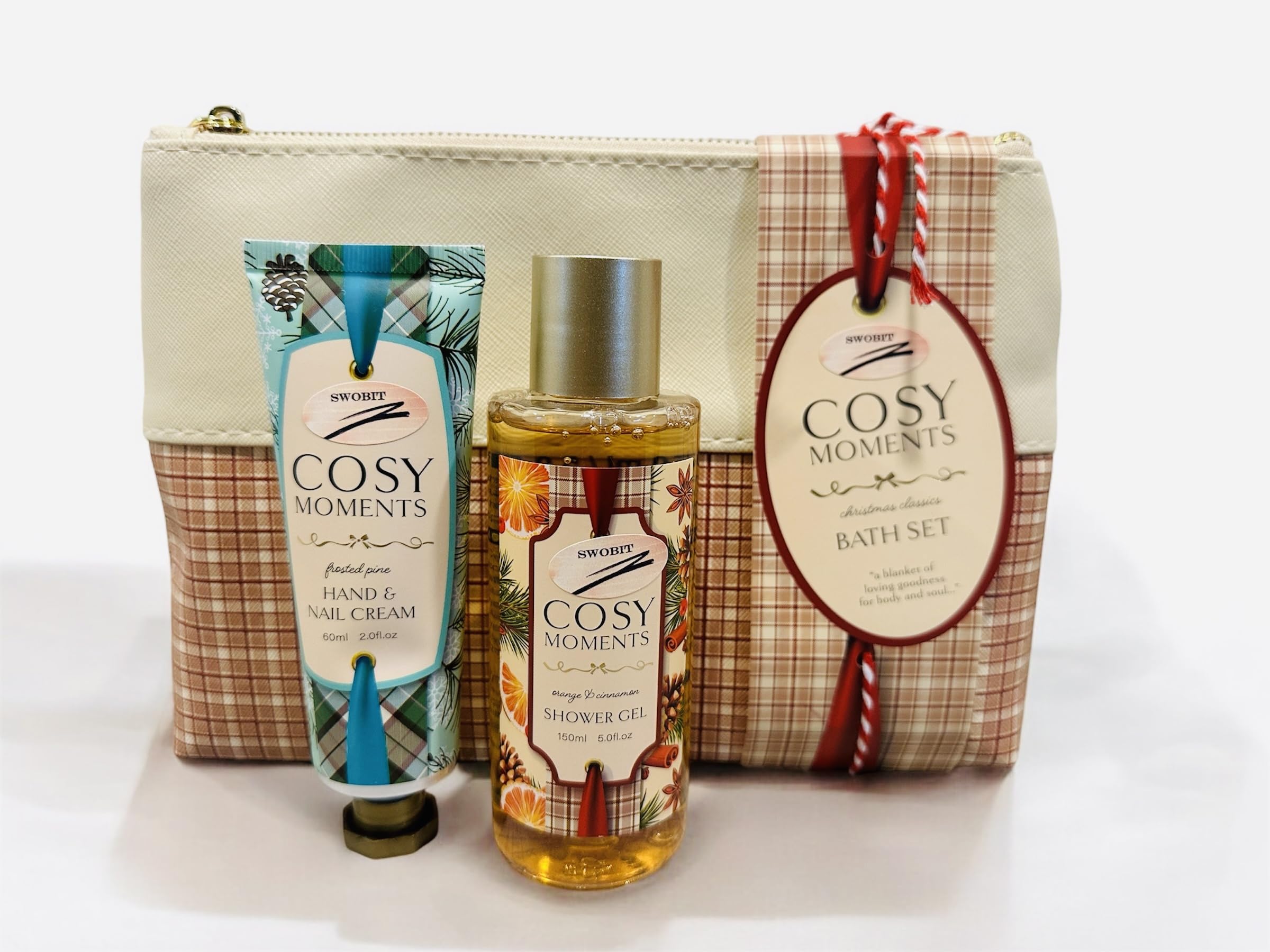 Luxury Bath & Body Gift Set with Travel Pouch - Perfect for Spa Days, Holidays & Self-Care Gifts