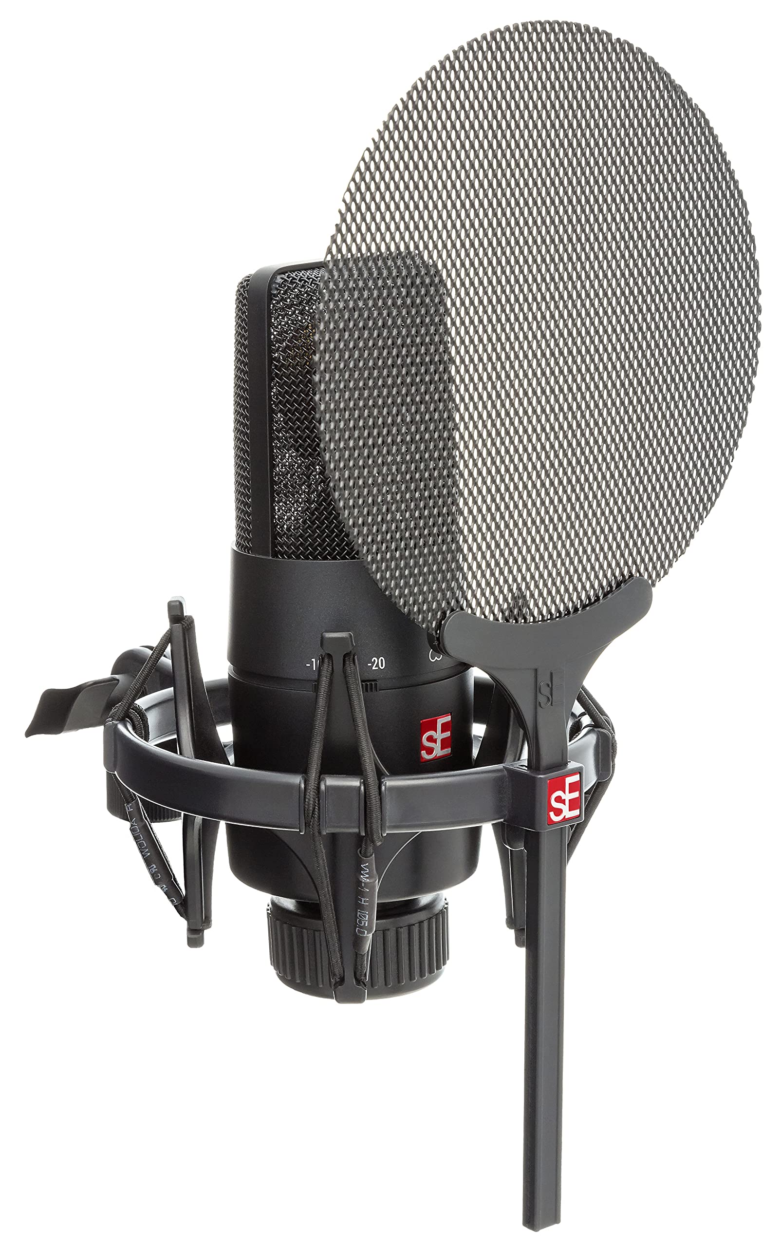 SE ELECTRONICS X1 S Studio Condenser Microphone with Shock Mount & Cable Bundle - Perfect for Podcasting, Voiceovers & Home Recording