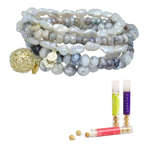 Grey Tones - Yellow Gold Sterling Silver