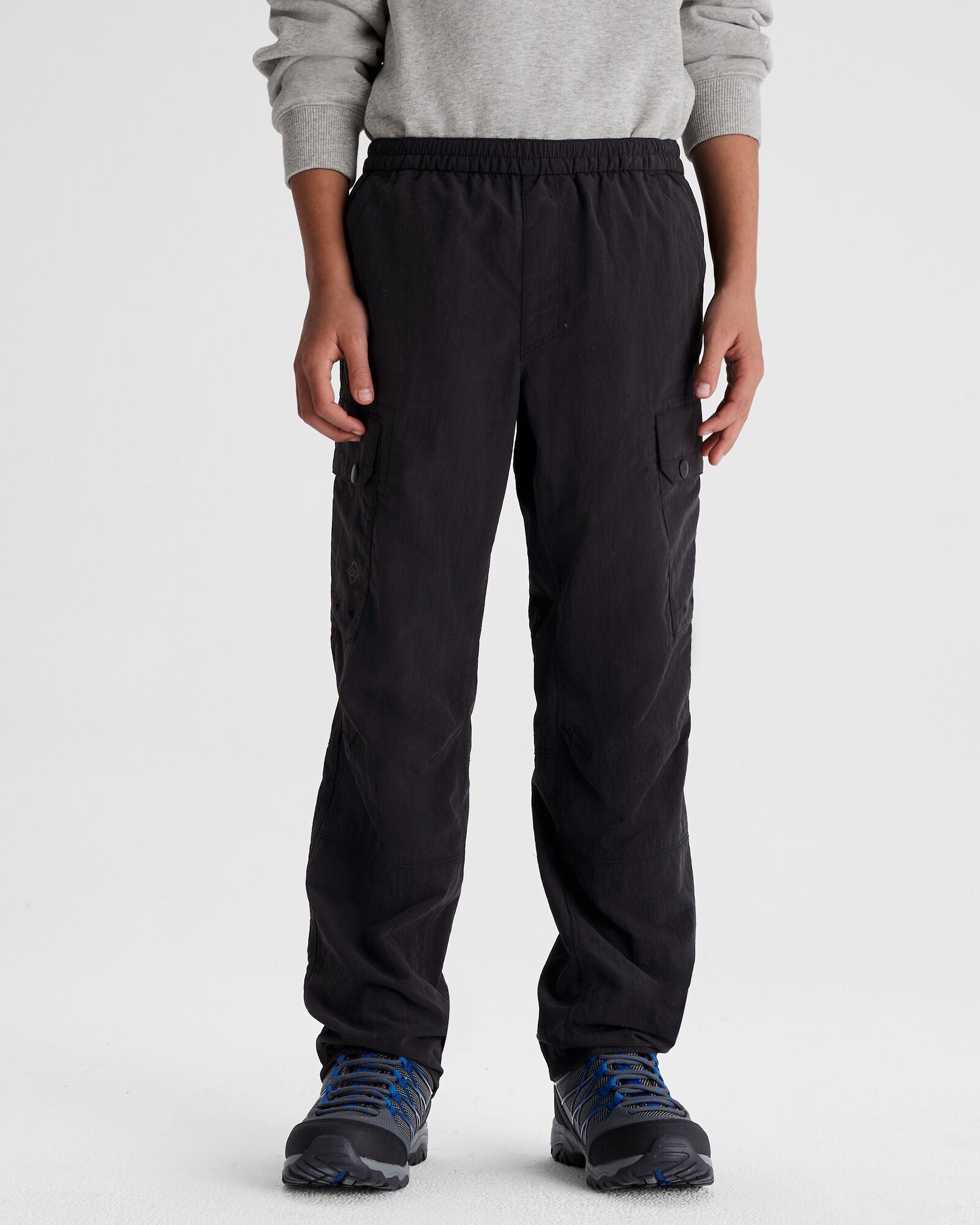 Boys' EVRY Day Cargo Pants - Durable Black Casual Pants for Kids | Perfect for School, Outdoor Play & Everyday Wear