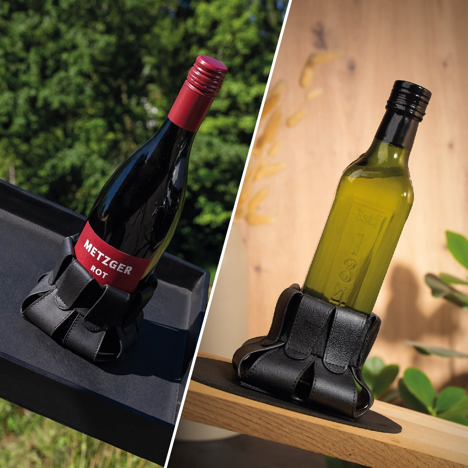 Stretch Magnetic Bottle Holder - Strong Neodymium Magnets for Secure Storage - Perfect for Kitchen, Garage, Workshop & RV Organization
