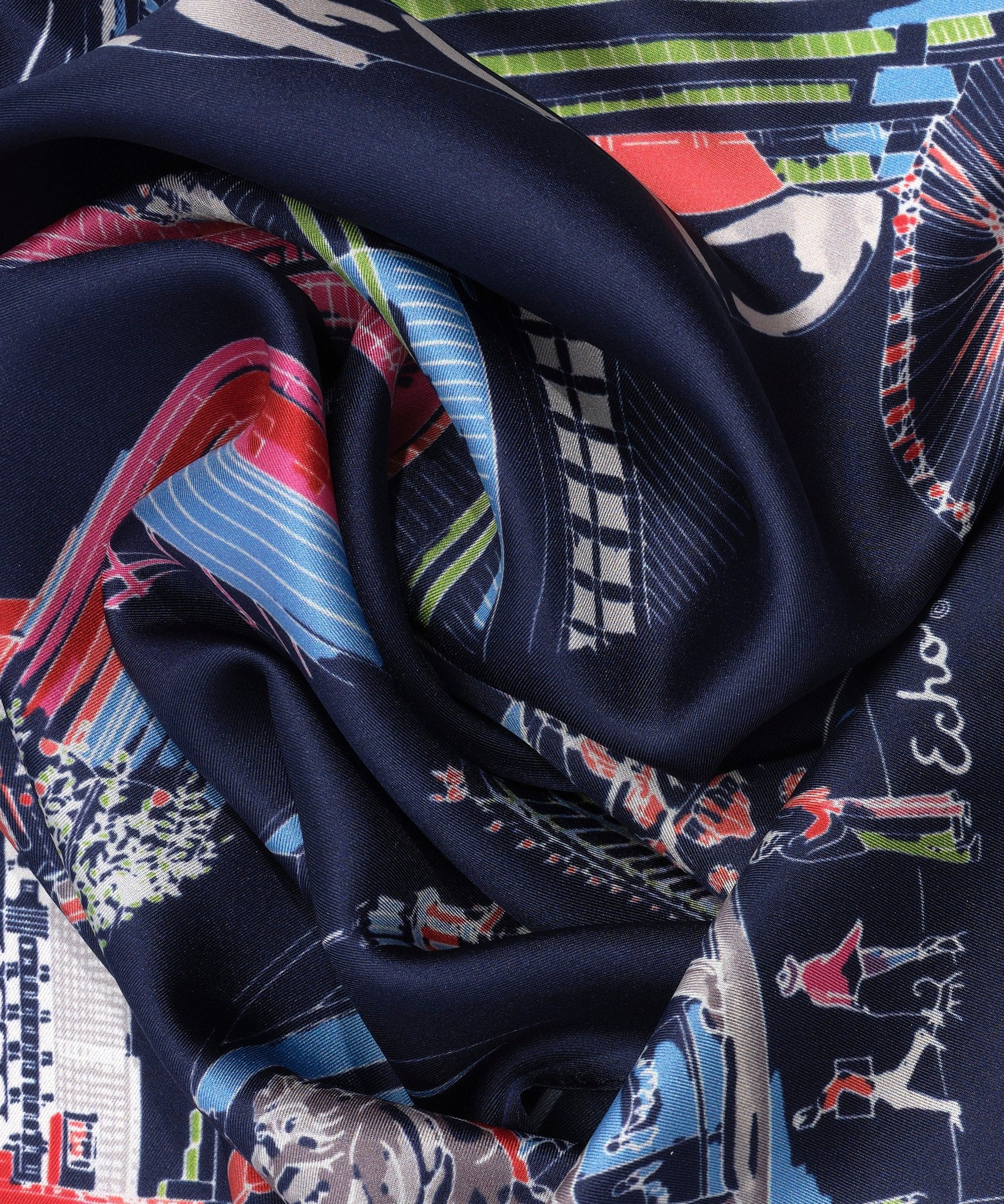 Stylish City Hopping Silk Bandana Scarf - Lightweight Fashion Accessory for Women & Men - Perfect for Travel, Outdoor Activities & Everyday Wear
