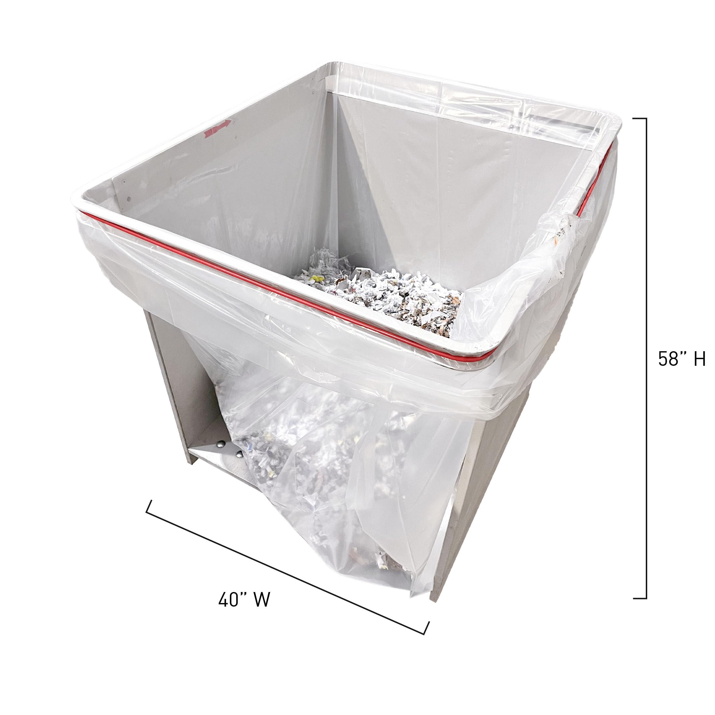 IDEAL AC0924H Heavy-Duty Shredder Bags - 40