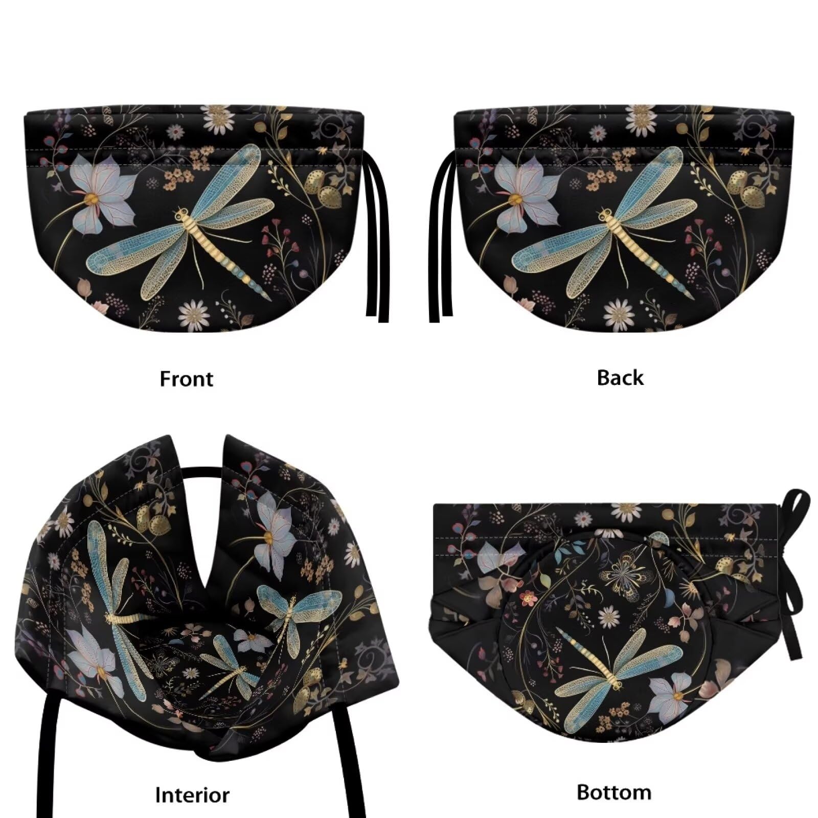 Dragonfly Tea Cozy - Foldable Insulated Teapot Cover for Heat Retention | Soft Protective Dust Cover for Teapots | Kitchen & Home Decor Accessory | Perfect for Afternoon Tea, Gifts & Tea Ceremonies