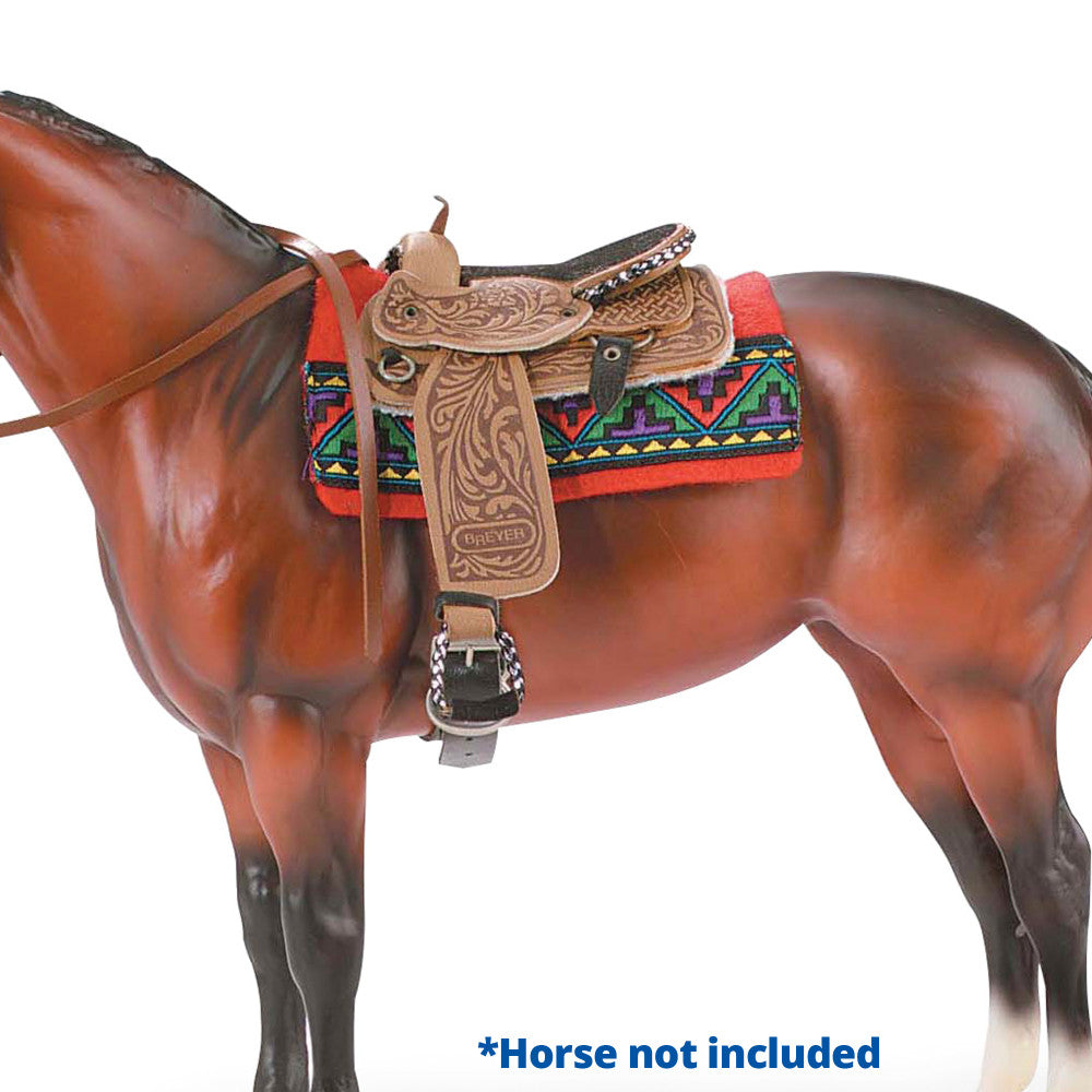 Breyer Traditional Series 1:9 Scale Western Show Bridle for Model Horses - Perfect for Collectors, Display & Horse Show Competitions