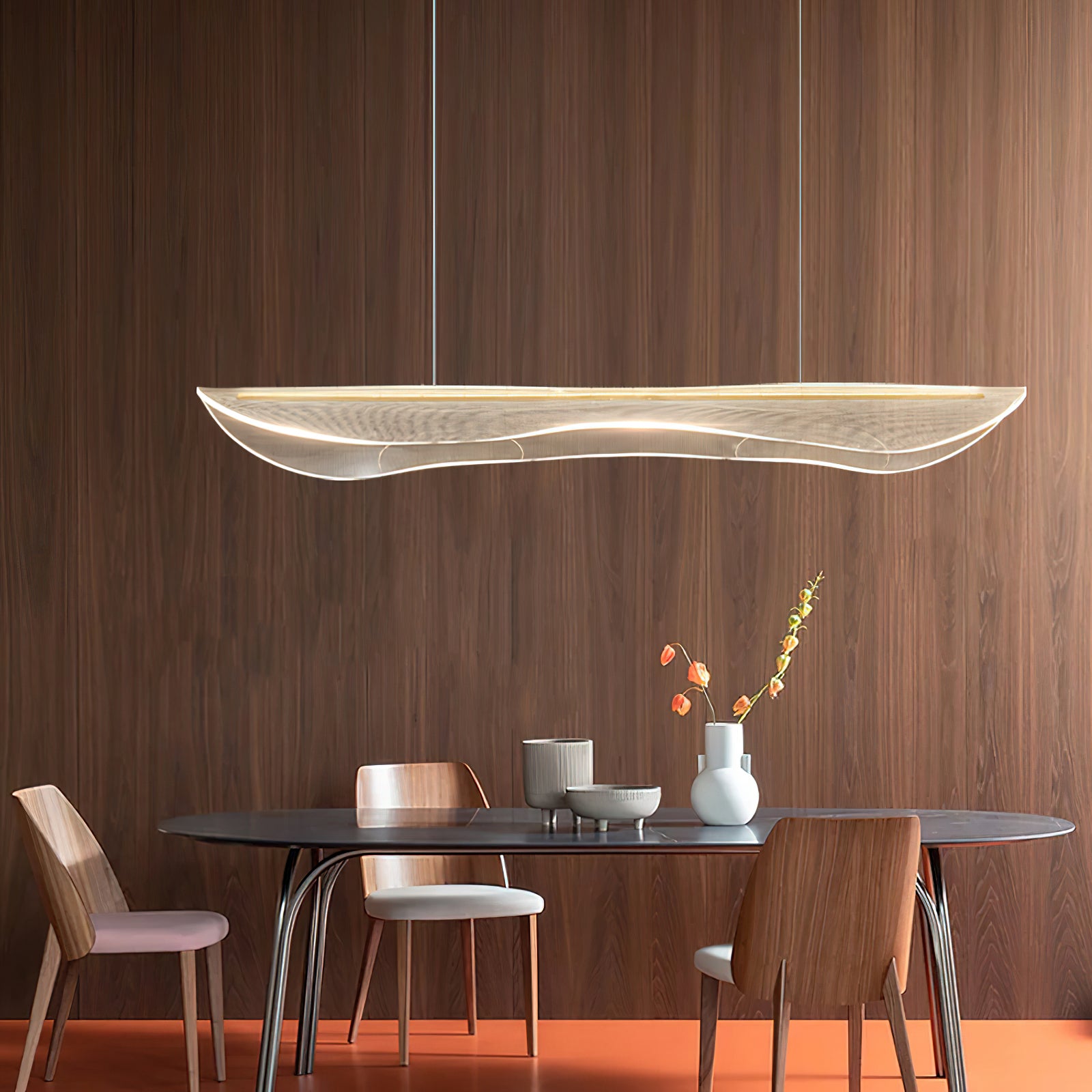 Elegant Black Modern Chandelier for Dining Room - Perfect for Farmhouse, Rustic & Contemporary Home Decor