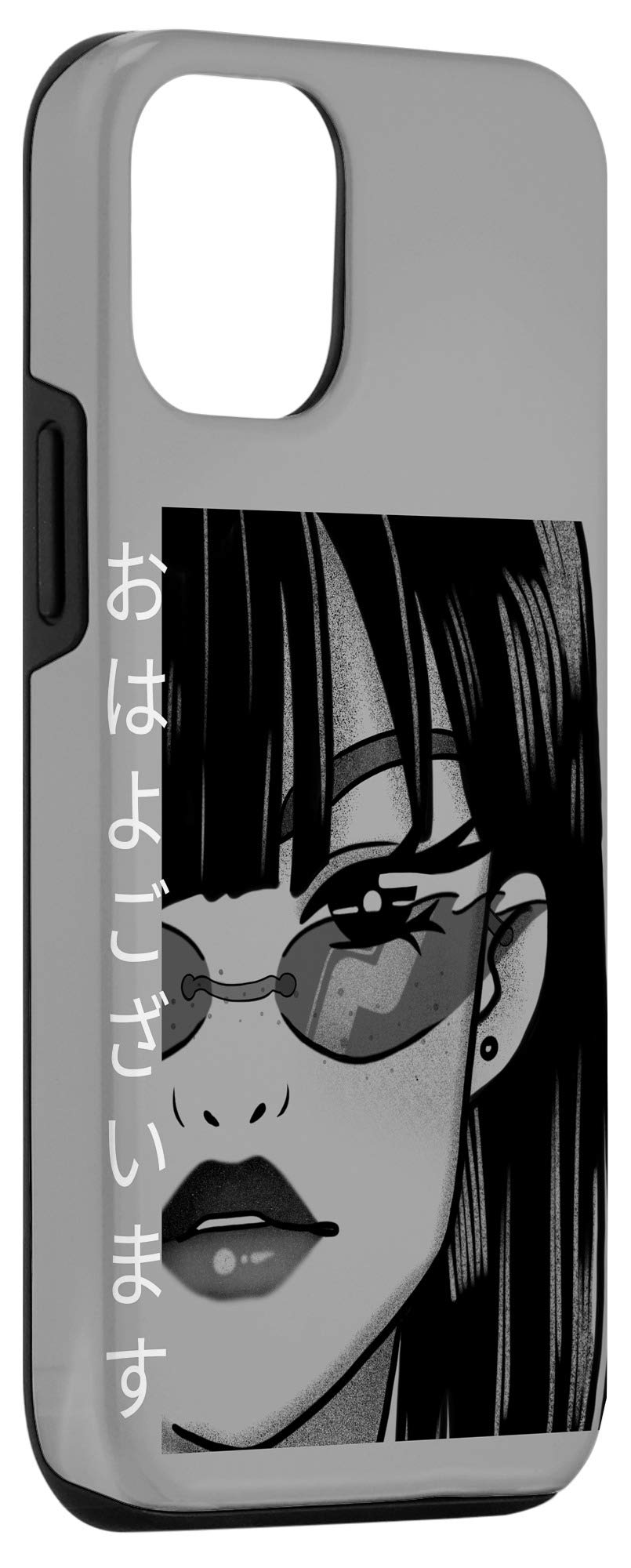Cute Anime Manga Girl iPhone 12/12 Pro Case - Japanese Kawaii Style Cosplay Phone Cover for Women | Perfect for School, Work & Daily Use