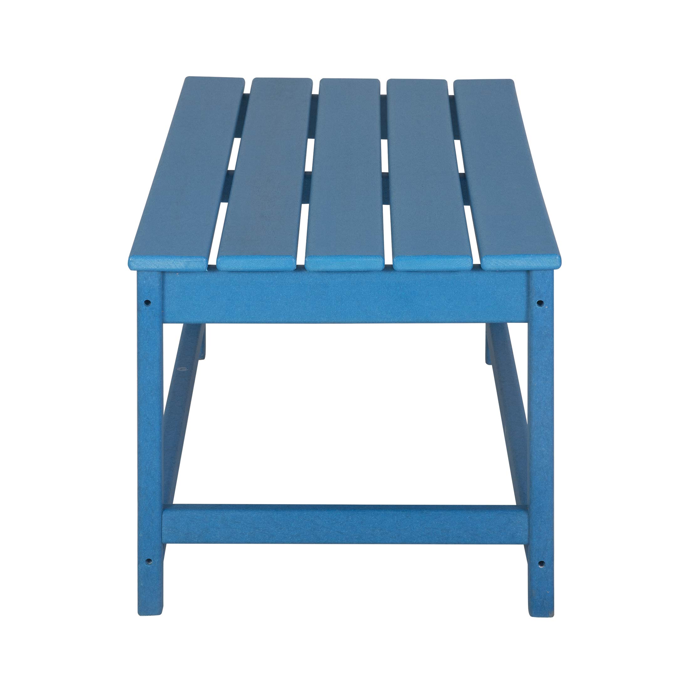 WO Adirondack Chairs Set of 3 - Outdoor Folding Furniture for Garden, Patio & Camping (Pacific Blue)