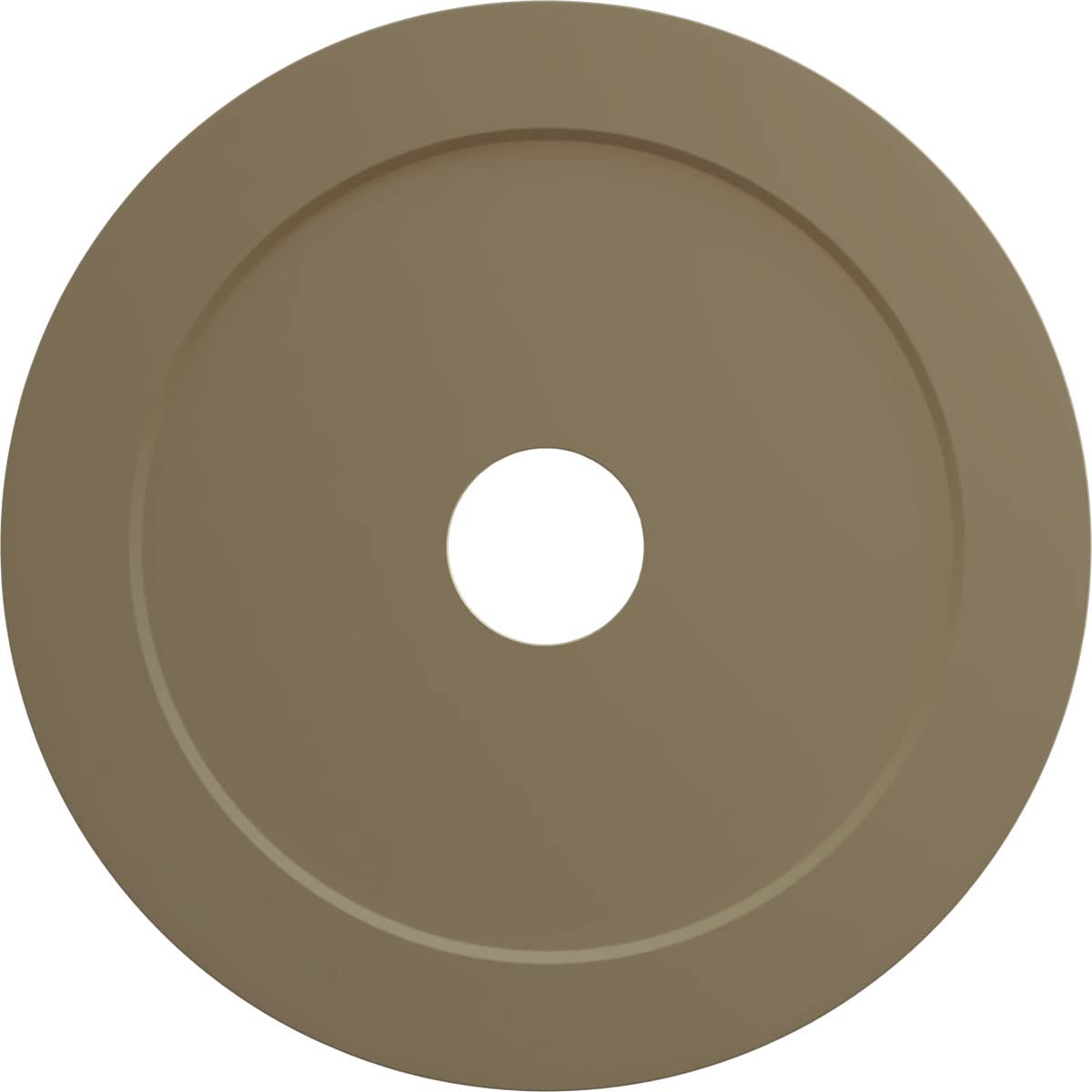 Ekena Millwork CM20JAPGS Jackson 20 Inch Ceiling Medallion - Hand-Painted Pharaohs Gold Finish, 20