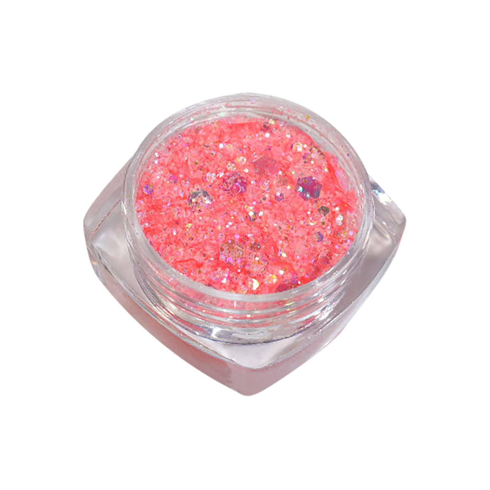 Holographic Sequin Nail Glitter for Nail Art - 11ml Shiny Sequins for Nail Decoration, Enhancement & DIY Manicures - Perfect for Birthday Parties, Bridal Nails & Special Occasions