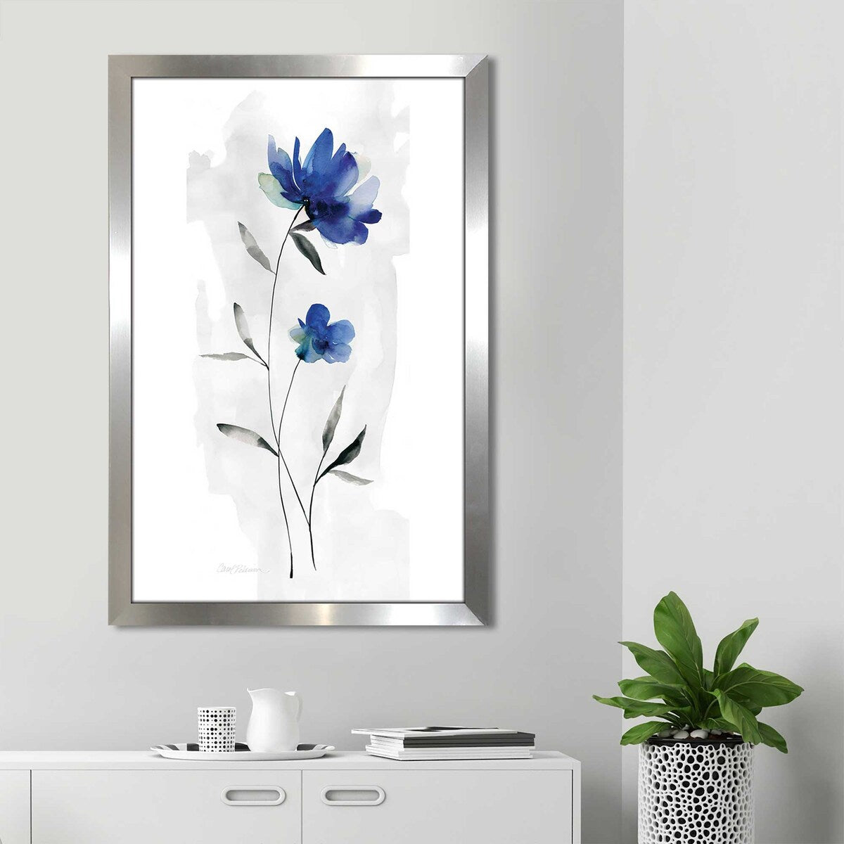 Beautiful Blue I by Carol Robinson - Acrylic Wall Art Print - Modern Home Decor for Living Room, Bedroom & Office