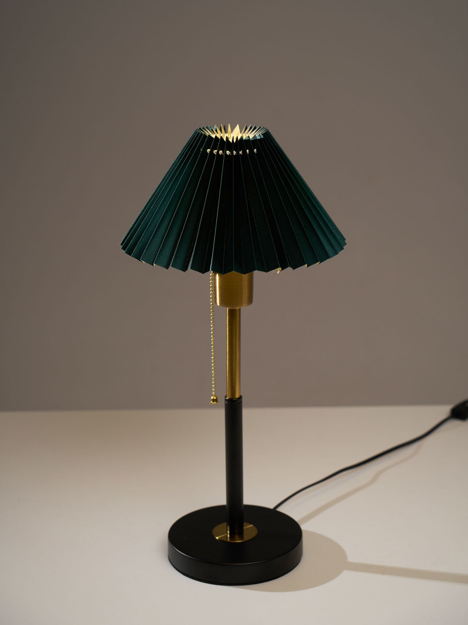 Lumi Pleated Table Lamp - Modern LED Desk Light for Bedroom, Office & Living Room - Adjustable Brightness & Warm White Light for Reading & Relaxation