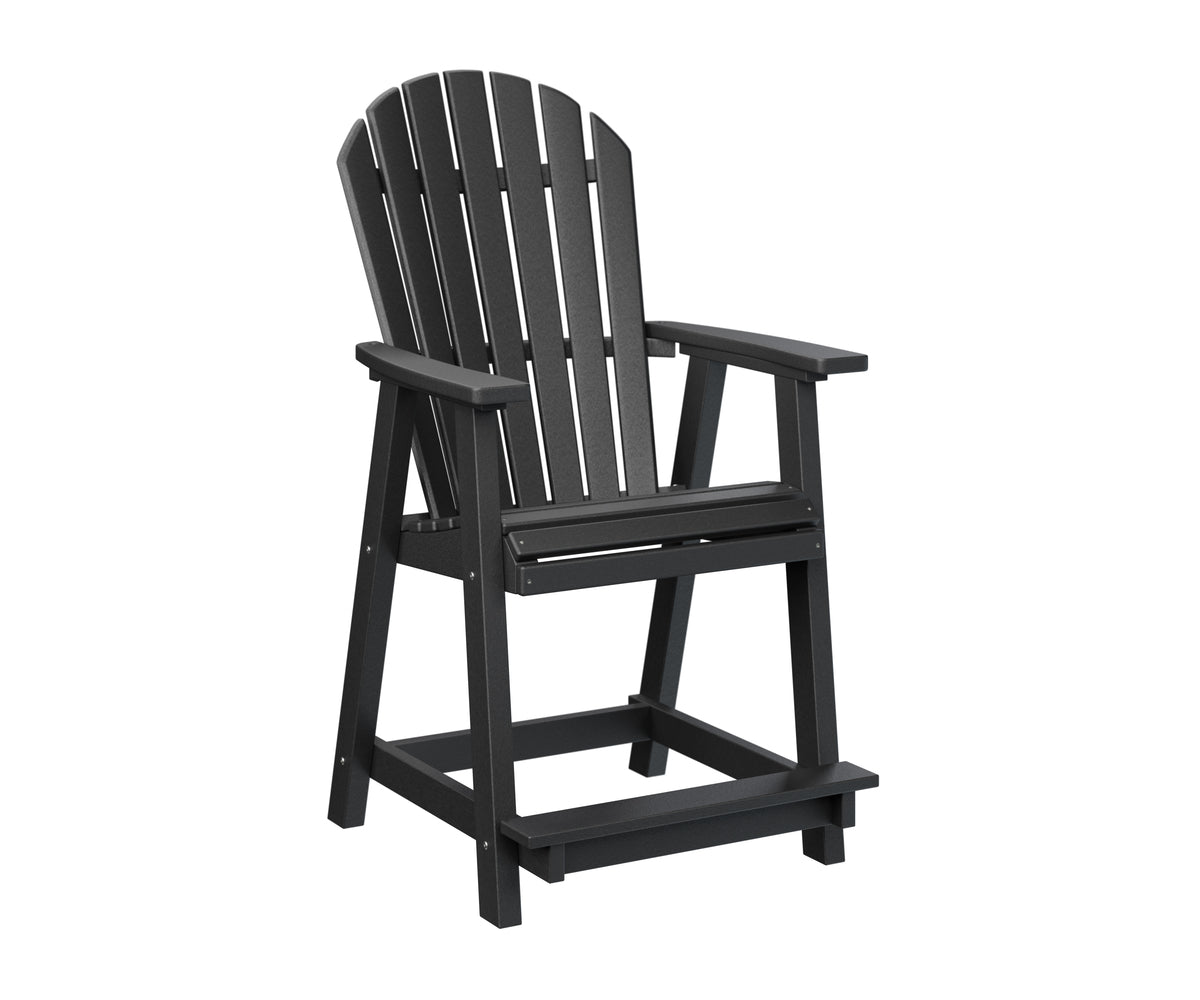Berlin Gardens Comfo Back Counter Chair - Comfortable Bar Stool for Kitchen Island, Breakfast Nook & Home Bar - Adjustable Height & Padded Seat