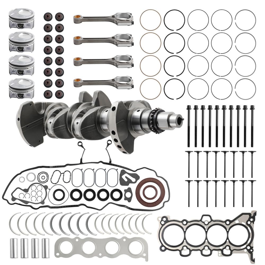 JIK Engine Rebuild Kit - Complete Crankshaft, Connecting Rods & Gasket Set for Hyundai KIA 2.0L Theta II Engine - Perfect for Engine Overhaul & Performance Restoration