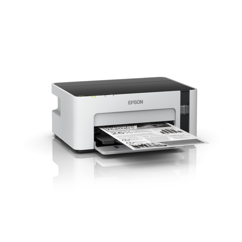 Epson EcoTank M1120 Wireless Monochrome Ink Tank Printer - High Volume Printing for Home Office & Small Business | Fast, Low-Cost Printing Solution for Documents, Reports & School Work
