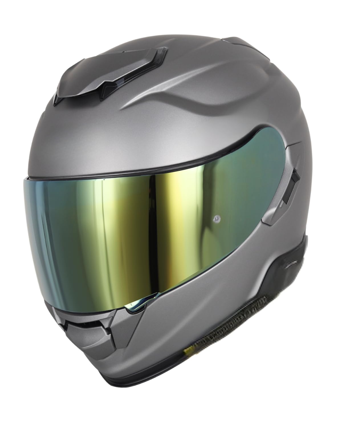 Soman GT Air 2 Visor Shield Replacement - Gold Face Shield Compatible with GT Air, GT Air 2, Neotec, CNS-1, TC-5, TC-9 Helmets - Perfect for Motorcycle Riding, Racing & Outdoor Safety Protection