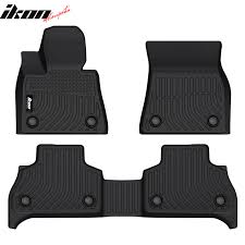 IKON 3D Molded All-Weather Floor Mats for 2019-2024 BMW X5 G05 & X5M F95 - Premium TPE Thermoplastic Elastomer Front & Rear Seat Protection (3-Piece Set) - Perfect for Daily Commutes, Road Trips & Off-Road Adventures
