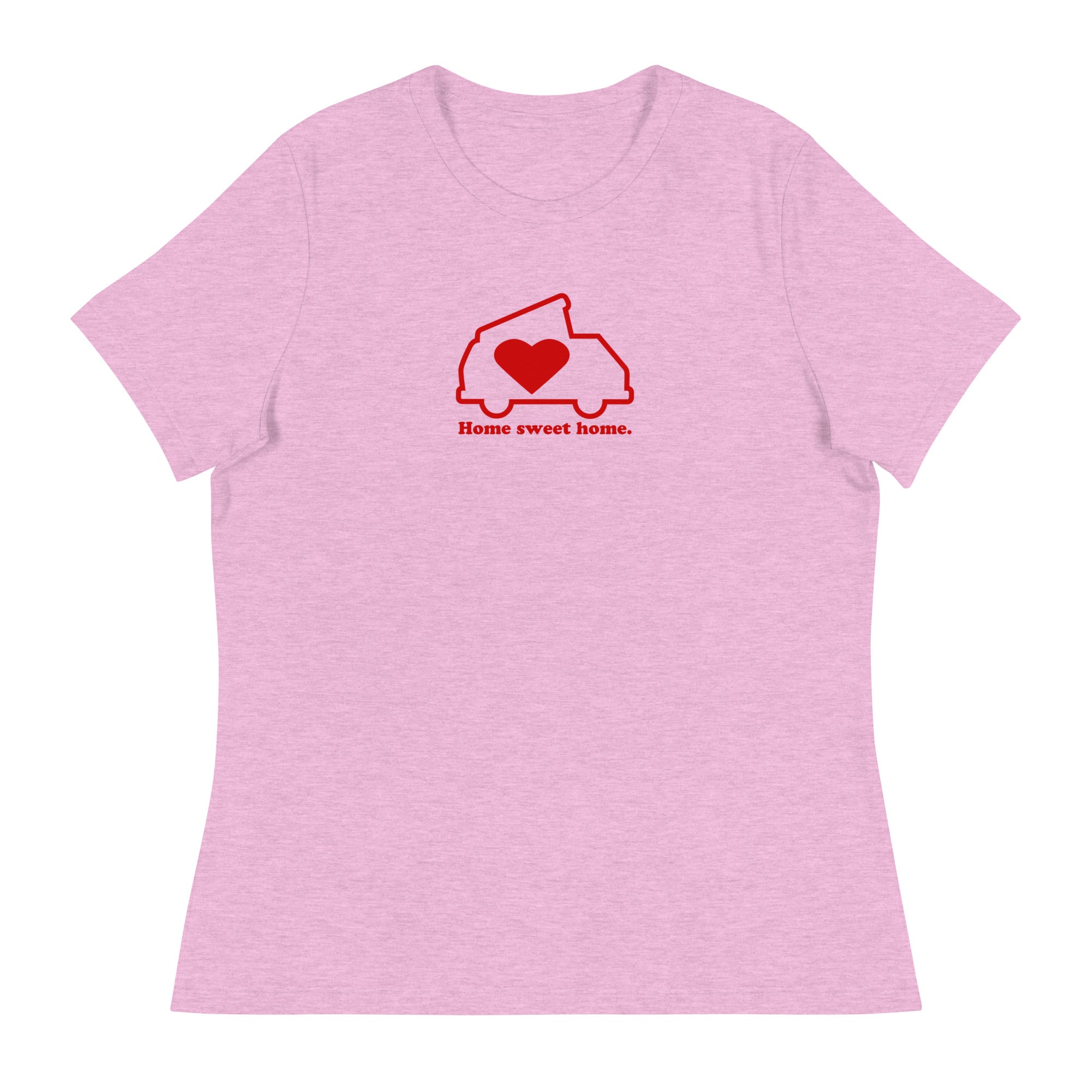 Home Sweet Home Women's Relaxed Fit T-Shirt - Soft Casual Tee for Everyday Wear, Lounge & Outings | Comfortable Cotton Shirt for Women