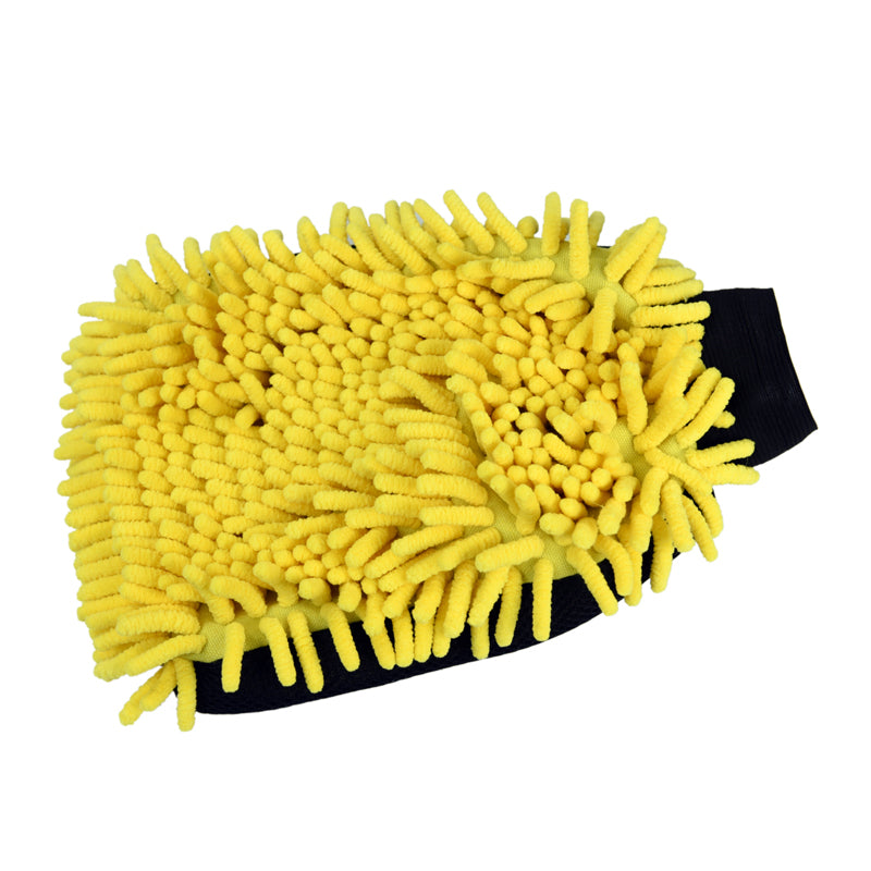 3 in 1 Microfiber & Chenille Car Wash Mitt - Premium Scratch-Free Cleaning Glove for Auto Detailing, Hand Washing, and Waxing - Perfect for Cars, Trucks, SUVs, and Motorcycles