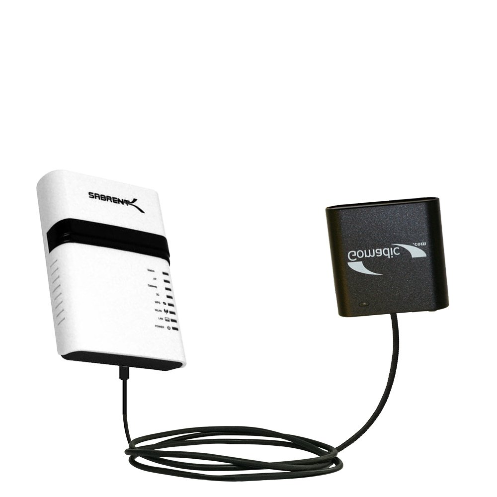 Sabrent NT-WR1N Router Portable AA Battery Pack - 4 AA Emergency Power Supply with TipExchange Technology for Travel, Camping & Power Outages