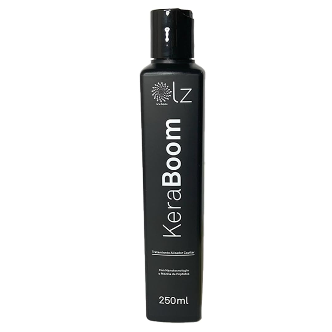 Keraboom Hair Straightening Treatment - Formaldehyde & Gloxilic Acid Free - Repairs Brittle Ends, Moisturizes Color-Treated Hair, Promotes Hair Growth - At-Home Salon Quality for Smooth, Healthy Hair - Perfect for Damaged, Dry, or Frizzy Hair Types