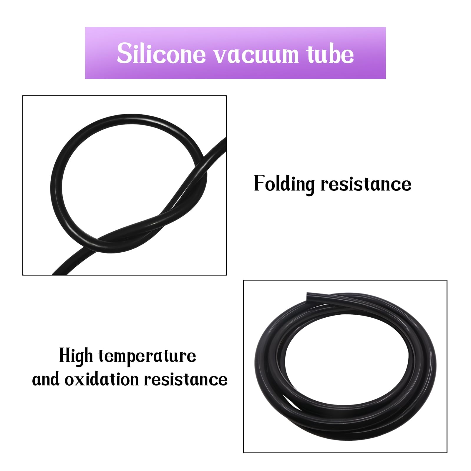 10ft Silicone Vacuum Hose 6mm ID 1/4