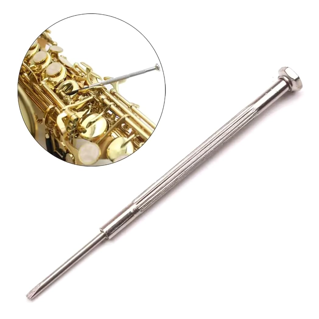 Professional Wind Instrument Screwdriver Repair Tool Kit for Saxophone, Clarinet, Oboe, Flute & Piccolo - Essential Maintenance Set for Musicians & Band Students