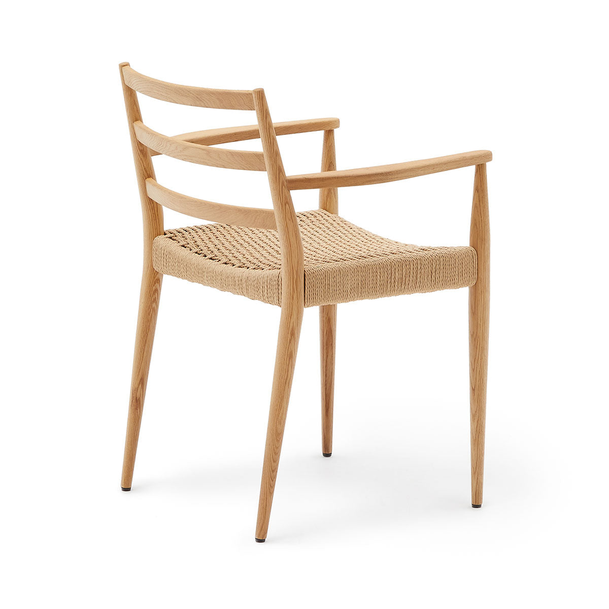 Kave Home Analy Armchair - Modern Accent Chair for Living Room, Bedroom & Office - Comfortable Upholstered Lounge Chair with Wooden Legs - Perfect for Relaxing, Reading & Decorating Your Home