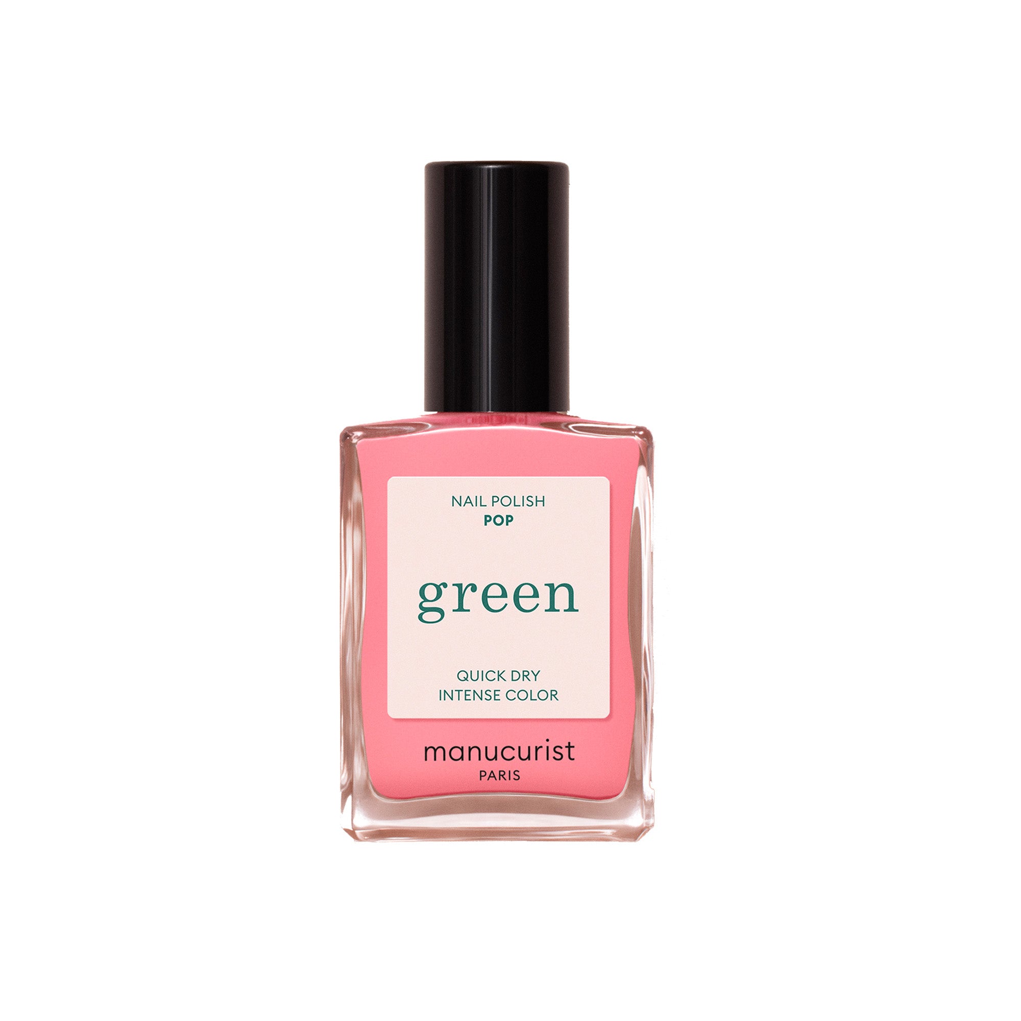 Manucurist Green Pop Nail Polish - Vegan, Non-Toxic & Long-Lasting Formula for Healthy Nails | Perfect for At-Home Manicures, Salon Treatments & Special Occasions