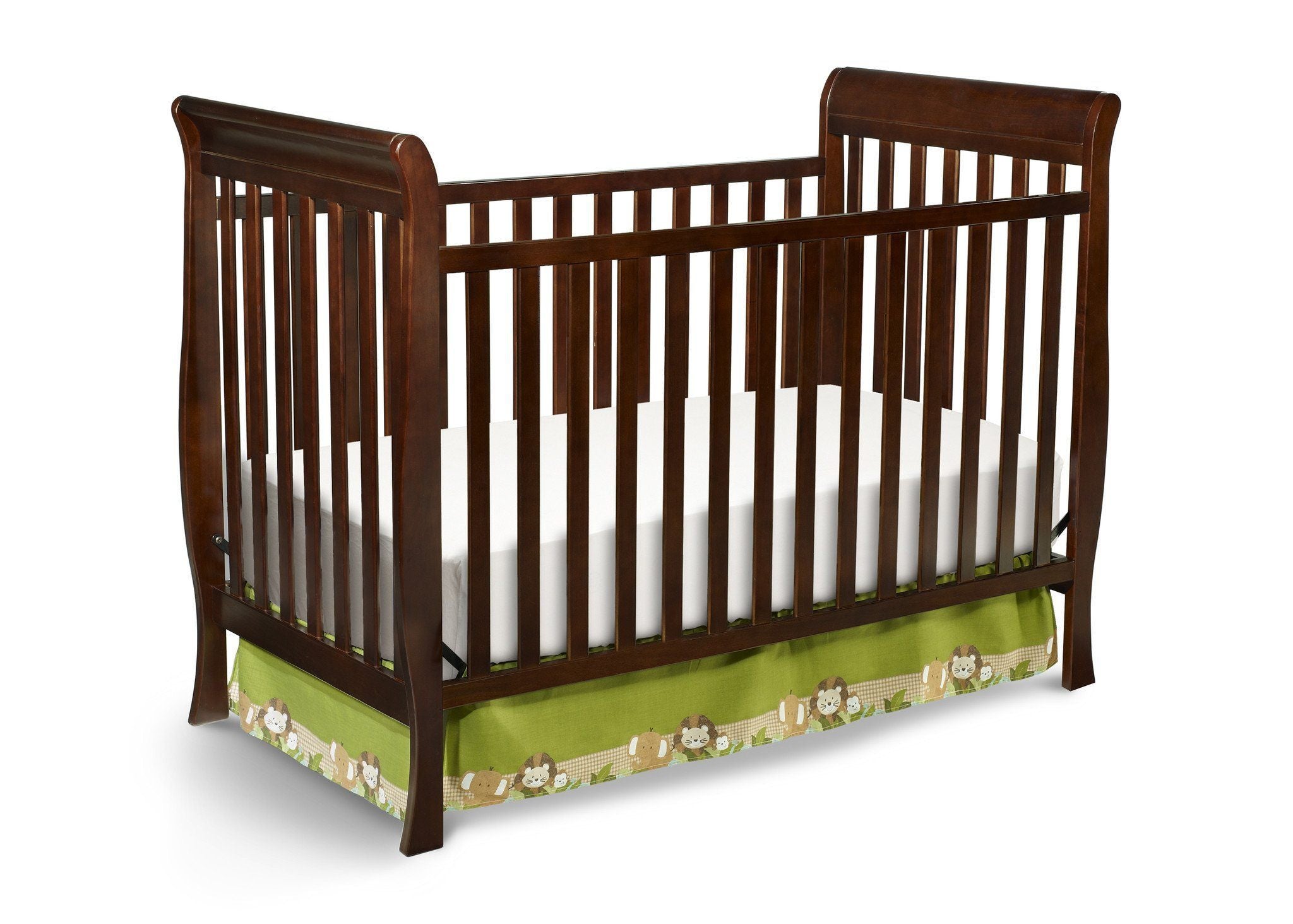 3-in-1 Convertible Baby Crib for Nursery - Winter Park Style Wooden Crib with Toddler Bed & Daybed Conversion - Perfect for Newborns, Infants & Growing Toddlers