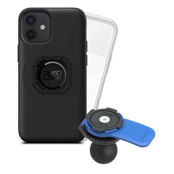 1 Ball Motorcycle Phone Mount Kit - Universal Adjustable Handlebar Holder for iPhone & Smartphones - Perfect for GPS Navigation & Hands-Free Riding