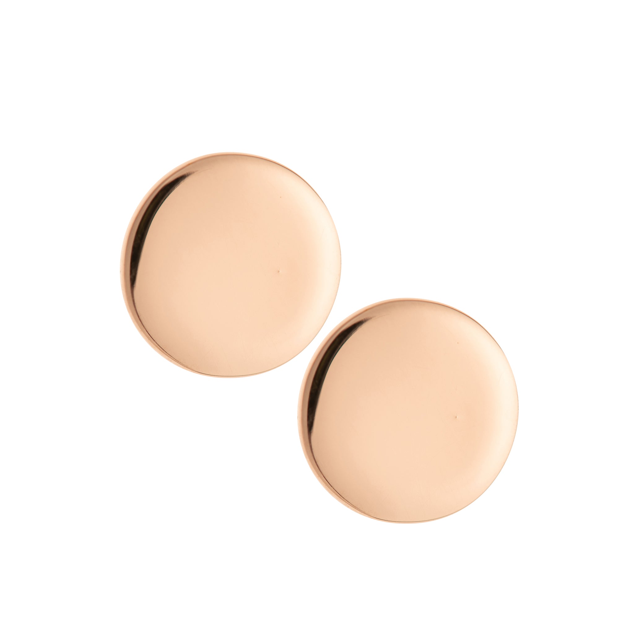 Galway Crystal Luna Sterling Silver & Rose Gold Stud Earrings | Elegant Gift for Women | Perfect for Weddings, Anniversaries & Special Occasions