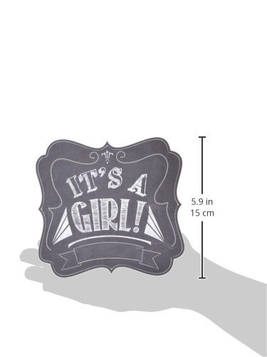 Sticko 'Girl' Chalk Stickers - 4 Pack Set of Reusable Decorative Labels for School, Office & Home Organization