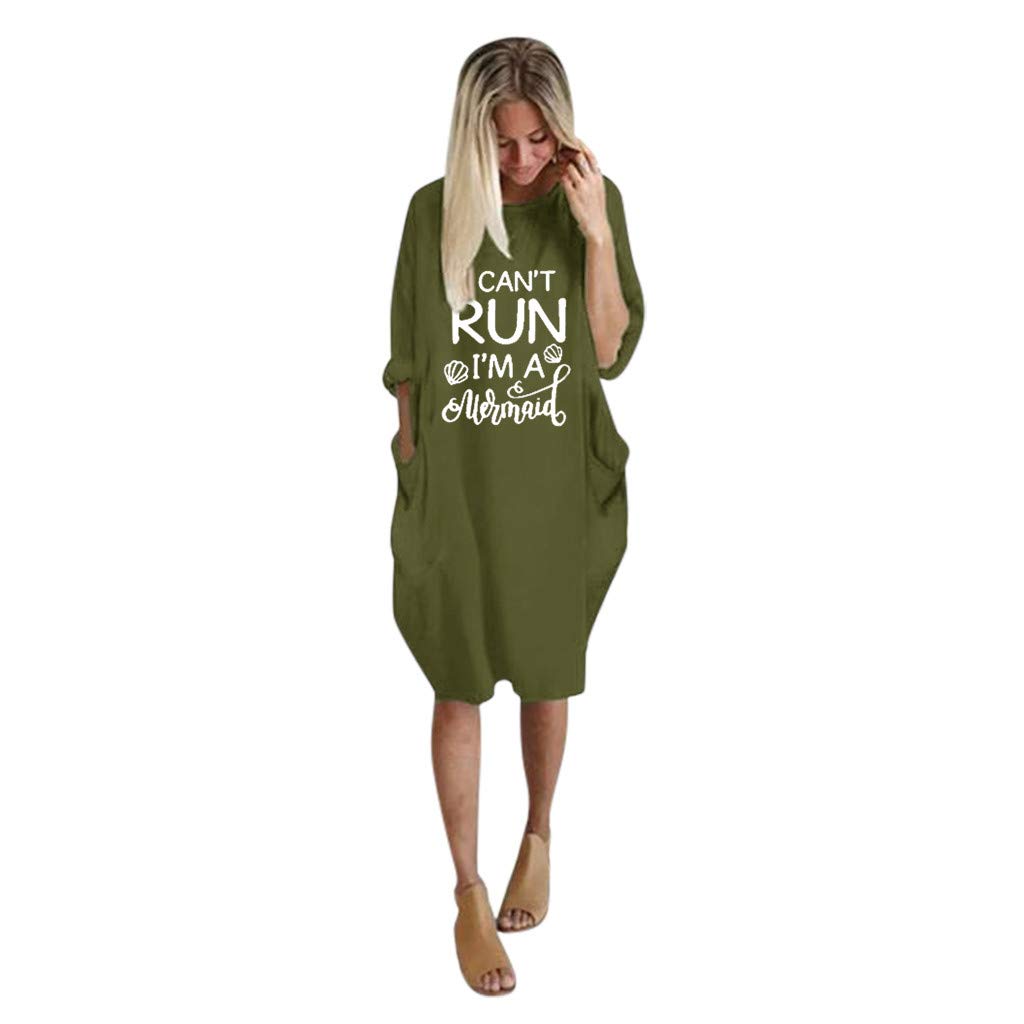Kangma Women's Oversized Long Sleeve Pocket Pullover Mini Dress - Casual Jumper Sweater Dress for Ladies, Perfect for Fall Winter Outfits, Date Night & Cozy Loungewear