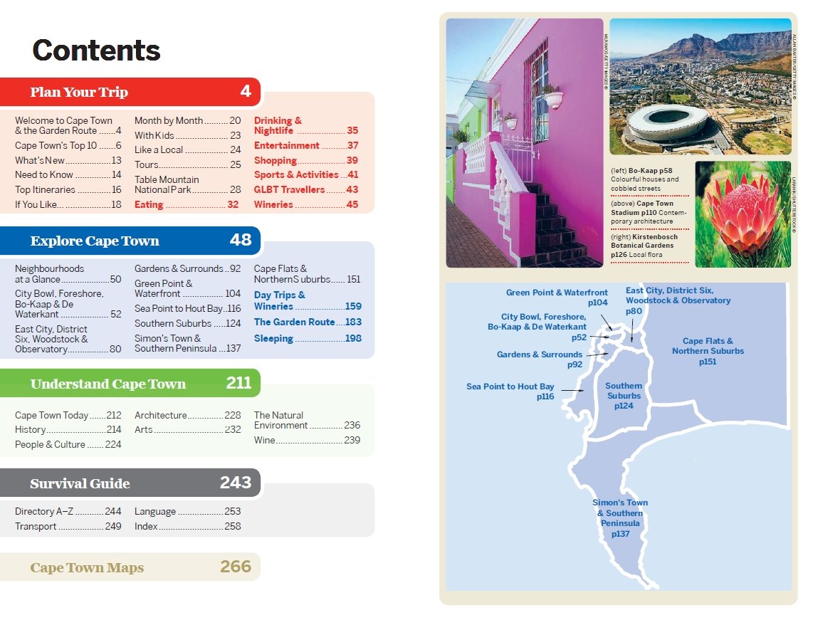 Lonely Planet Cape Town & the Garden Route Travel Guide - Best South Africa Trip Planner for Adventure & Sightseeing | Perfect for Road Trips, Hiking & Wine Tours