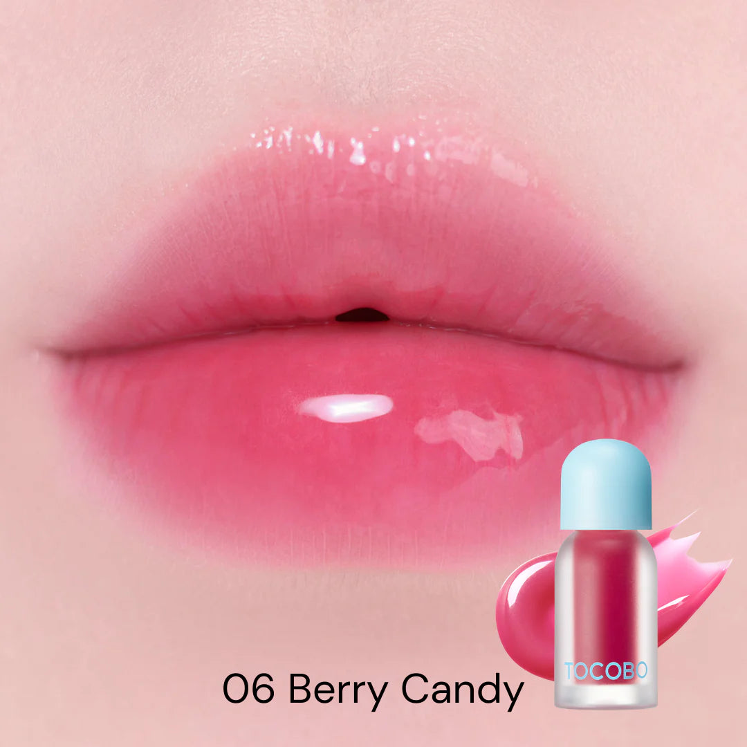 Tocobo Juicy Berry Lip Oil - Plumping & Hydrating Gloss for Fuller Lips | Perfect for Daily Moisture & Night Care