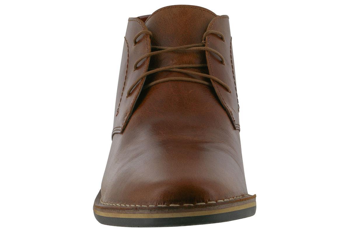 Steve Madden Harken Women's Ankle Boots in Cognac Leather - Stylish & Comfortable for Fall/Winter Fashion, Office Wear & Night Out