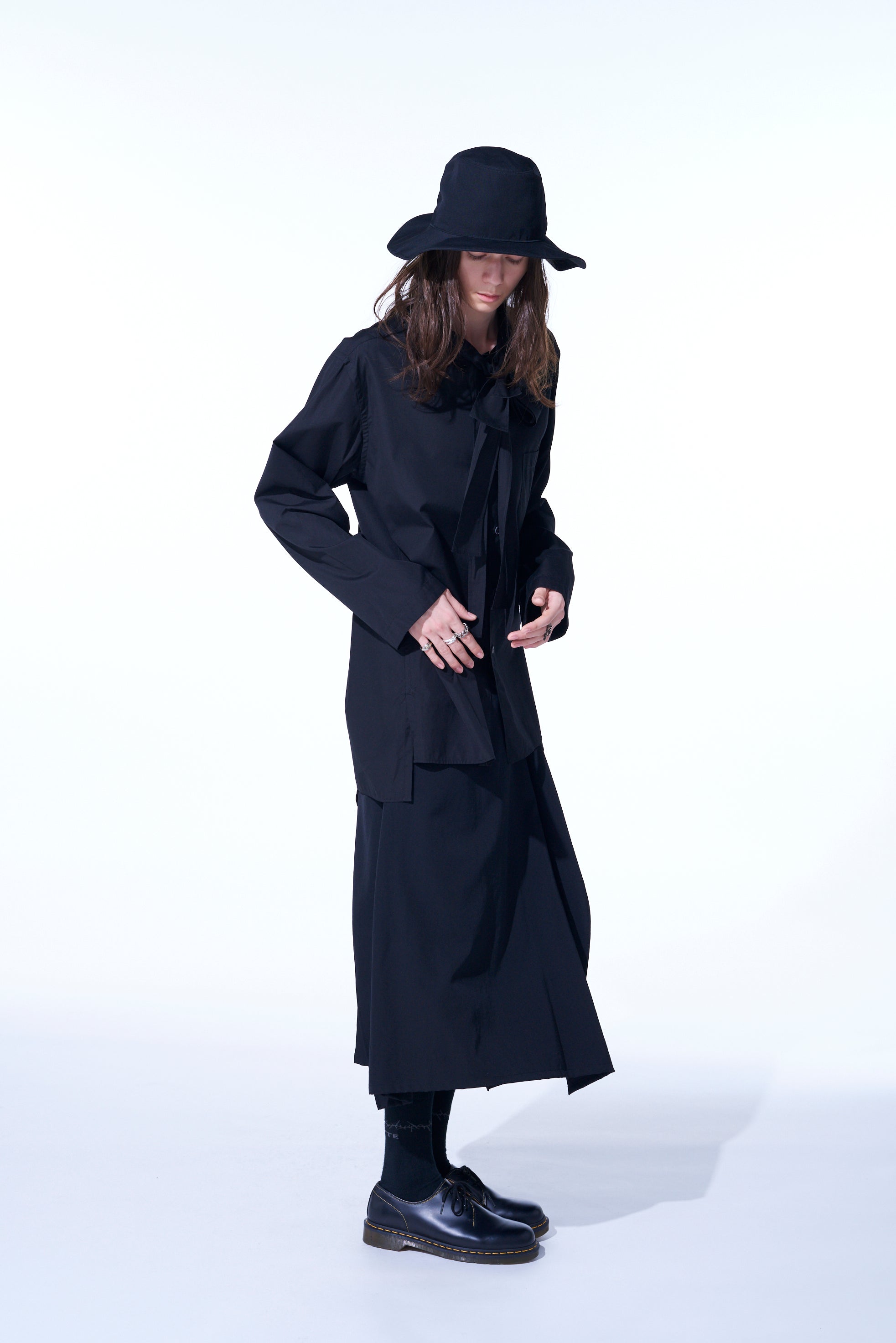 Cotton Broadcloth Bow Collar Shirt for Women - Elegant Blouse for Office, Party & Casual Wear