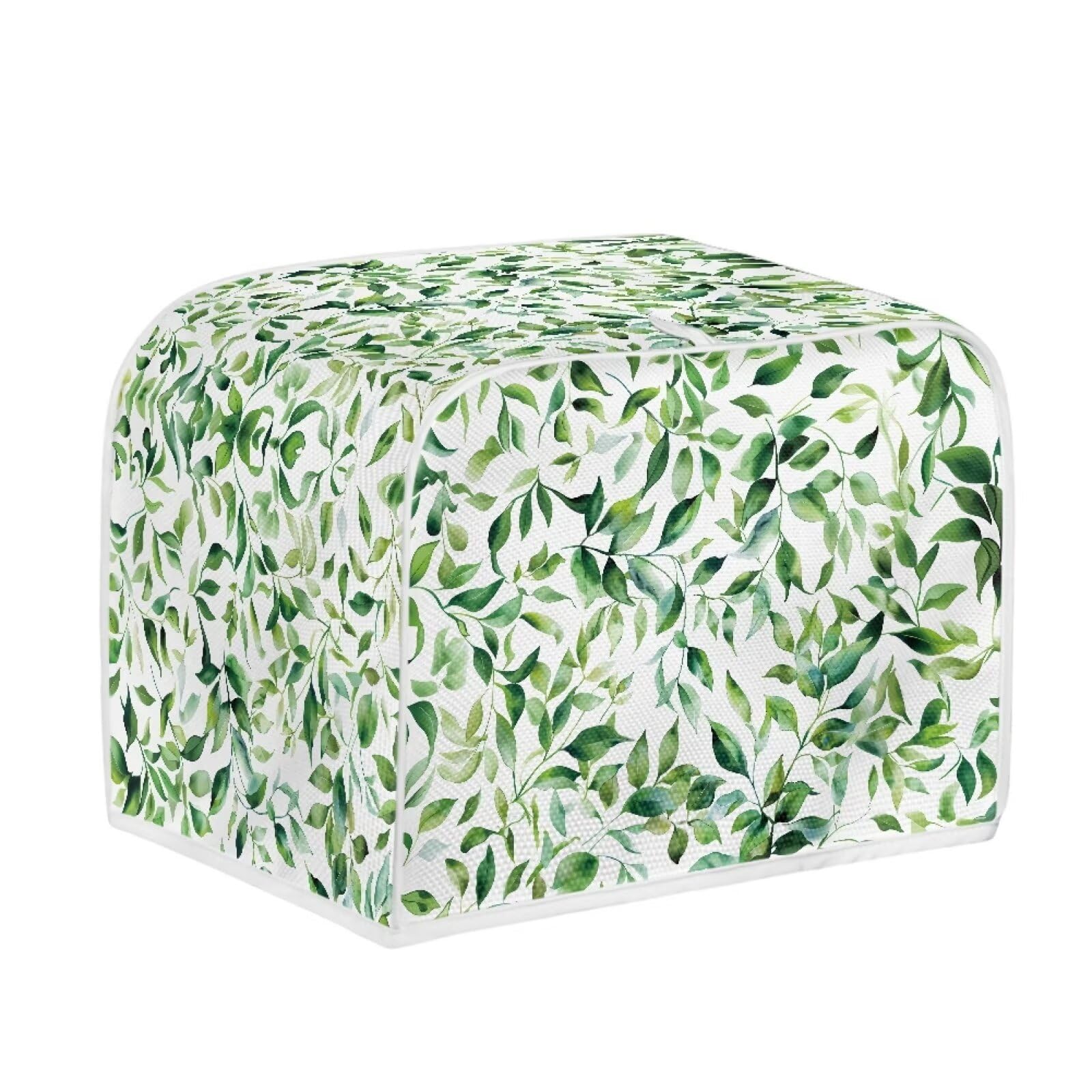 4 Slice Toaster Cover - Universal Fit for Most Standard Toasters, Dustproof & Stain-Resistant Kitchen Bakeware Protector (Leaf Green) - Keep Your Toaster Clean for Breakfast, Baking & Kitchen Use