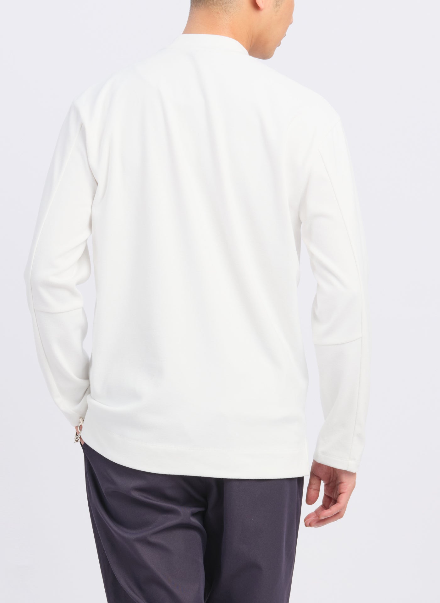Premium Mercerized Cotton Mock Neck T-Shirt (T05) - Soft & Durable for Casual Wear, Layering & Everyday Comfort
