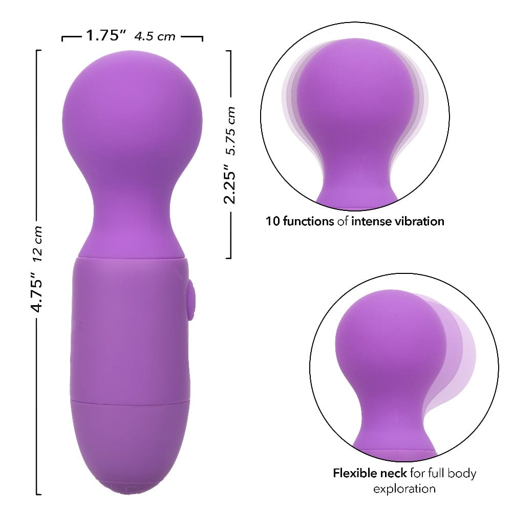 Rechargeable Massager for Pain Relief - Purple | Portable Muscle Relaxation for Back, Neck & Shoulders | Perfect for Home, Office & Travel Use