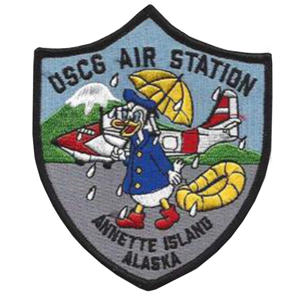 Air Station Annette Island Alaska Military Patch - Embroidered Morale Badge for USCG, Veterans & Collectors | Perfect for Uniforms, Jackets, Hats & Memorabilia Display